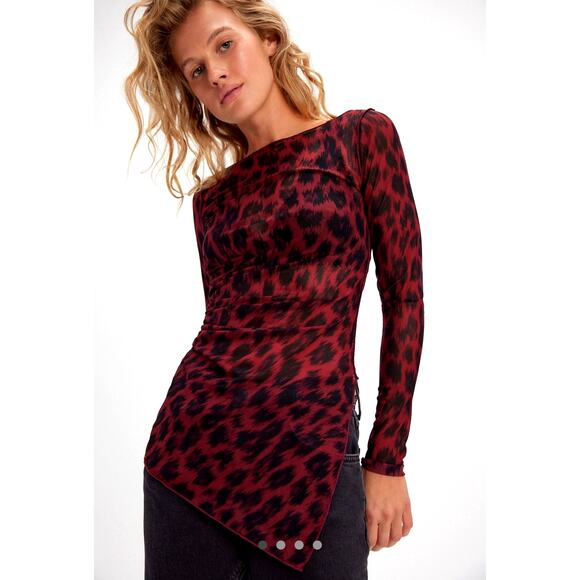 Free People Something Extra Tunic Pomegranate Combo Multiple Sizes - Picture 1 of 4